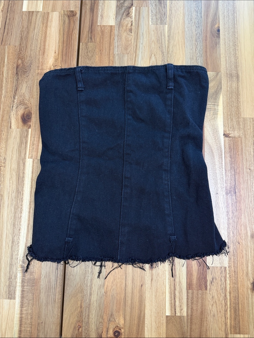 Edikted Strapless Denim Top
